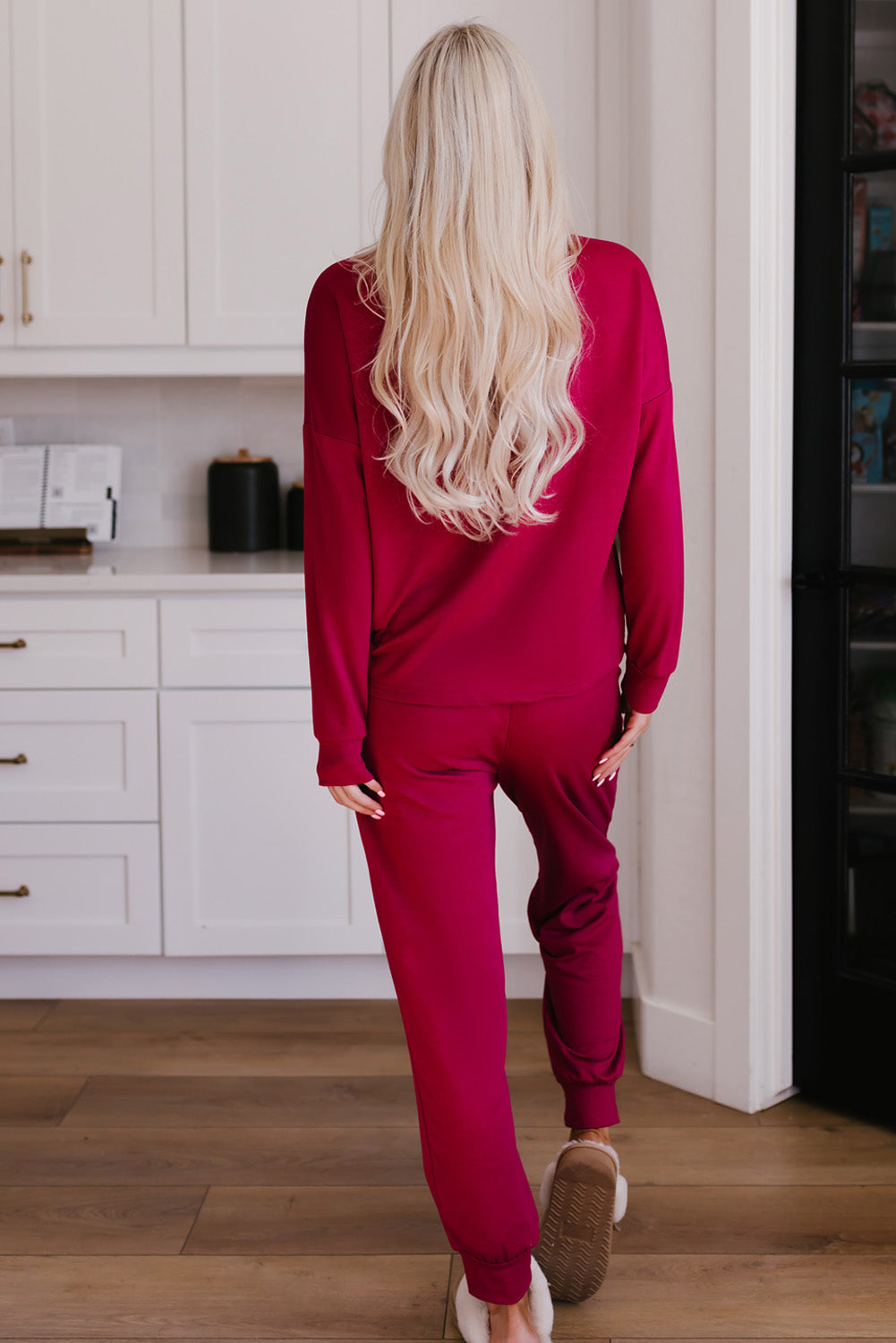 Karina Long Sleeve Pullover and Jogger Pants Lounge Set