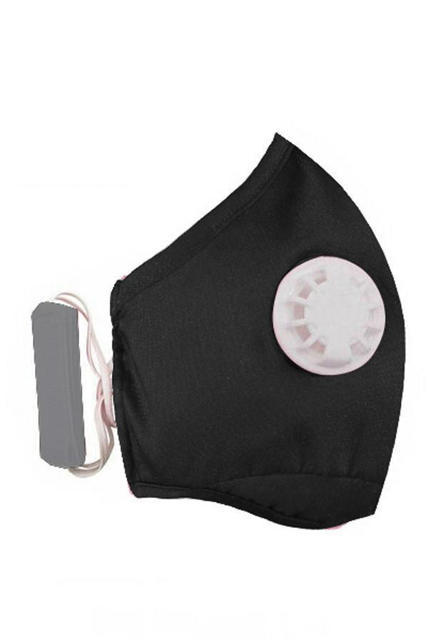 Brianna Black Toddler Breath Protection Valved Respsirator Face Mask