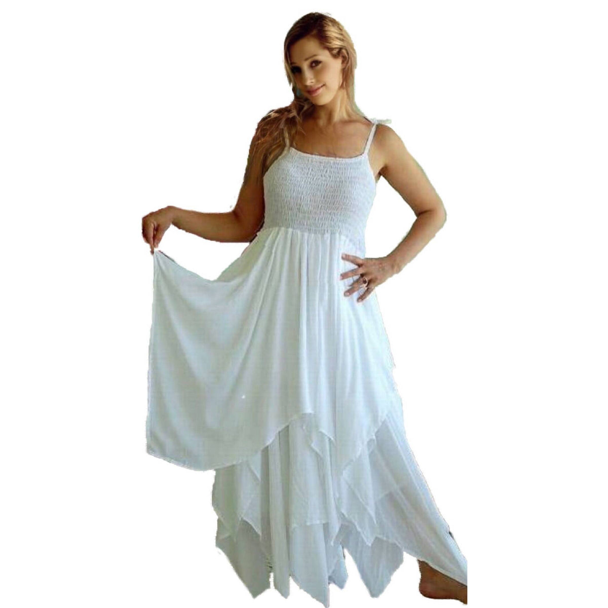 Nicole  Boho Pixie Dress Hippie Layered Design Lagenlook Chic