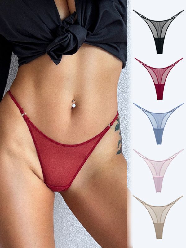 Femal Sexy Mesh T-Back Panties