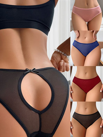 Femal Sexy Mesh Hollow Out Panties