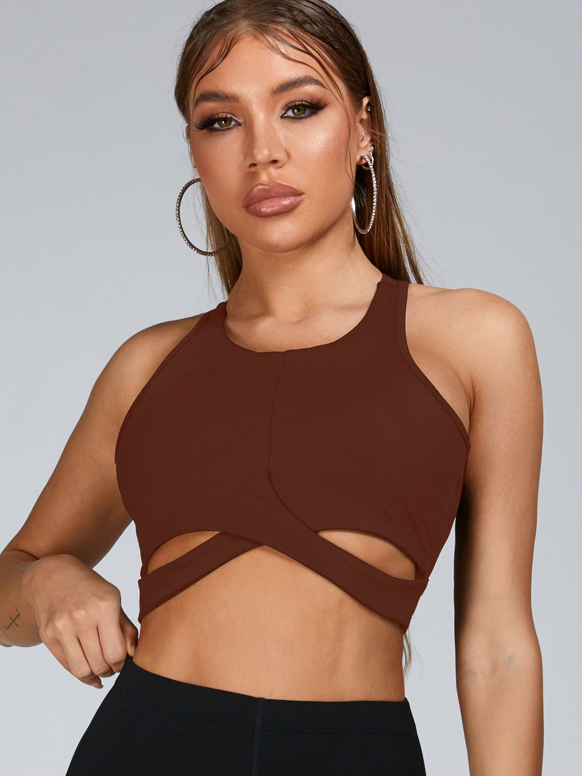 Cutout Backless Sports Bras