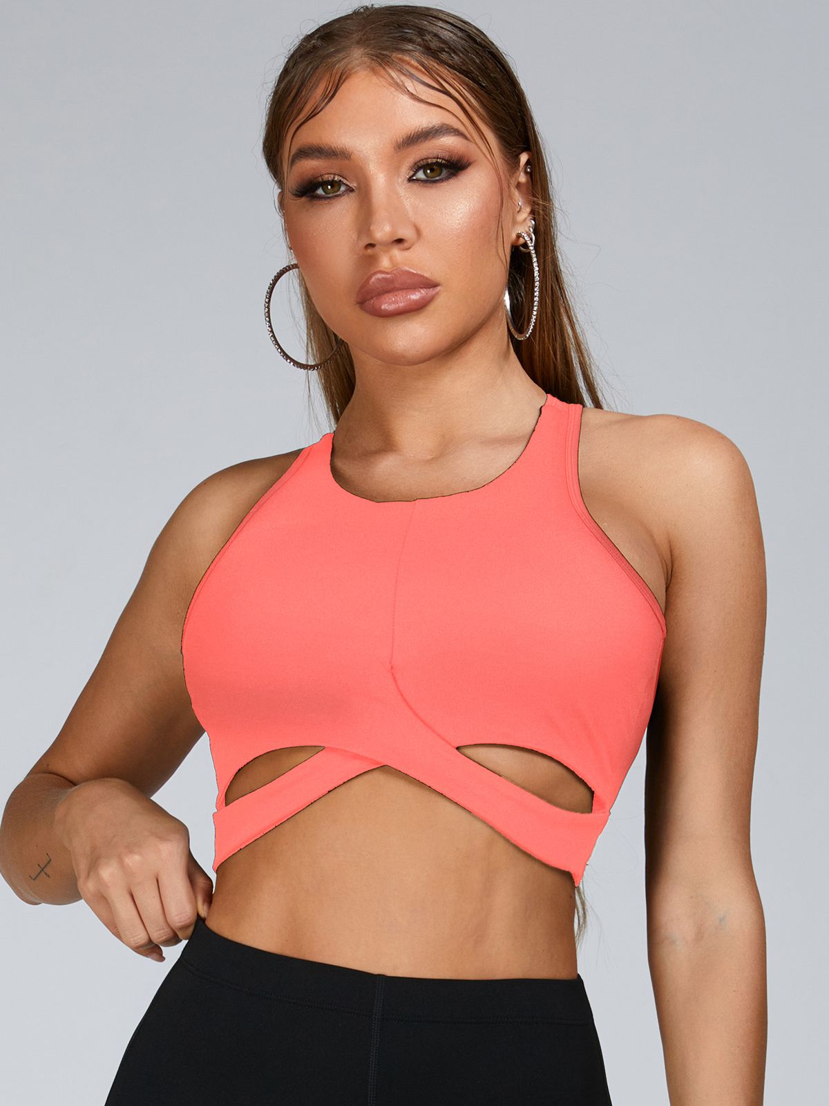 Cutout Backless Sports Bras