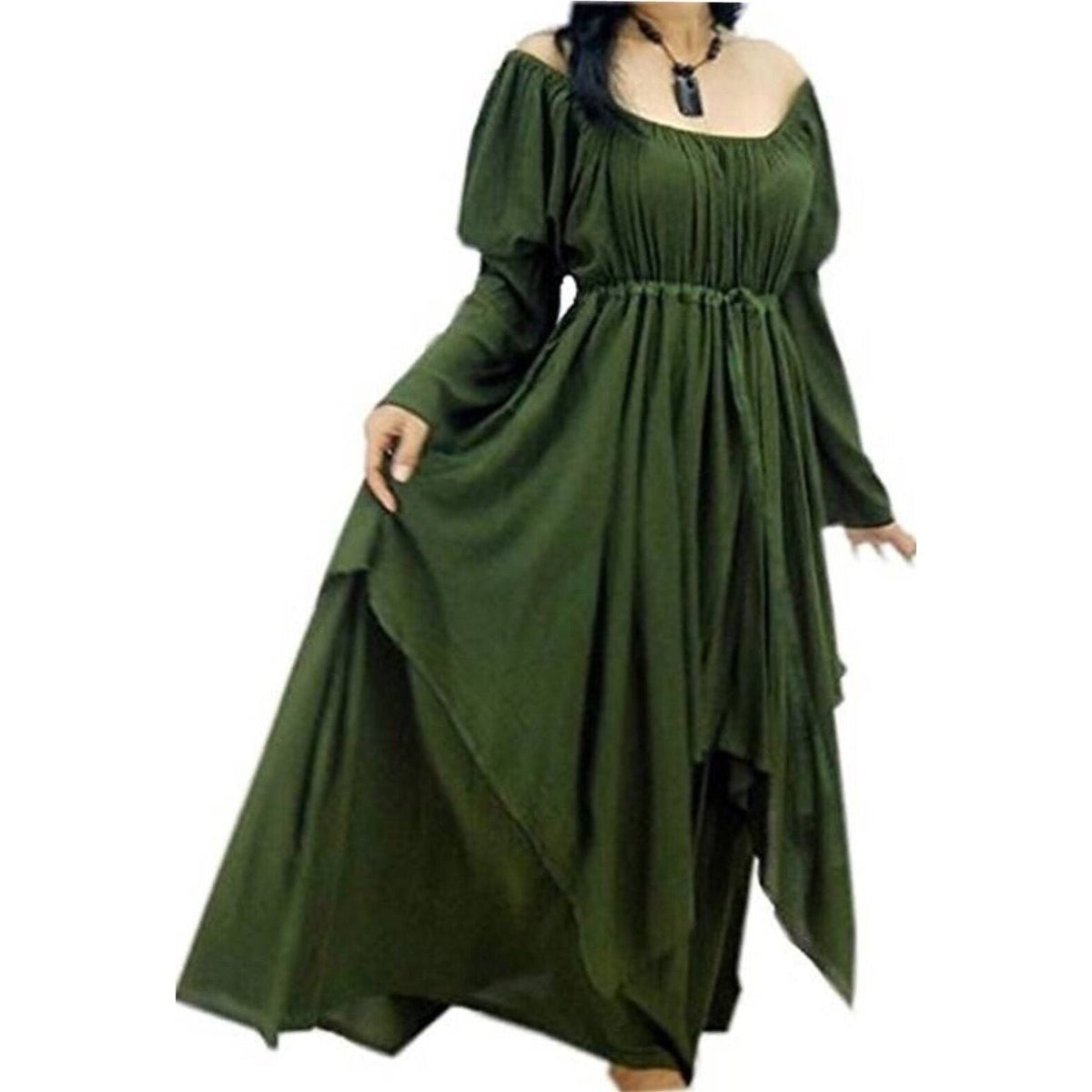 Maren Renaissance Layered Empire Waist Wedding Maxi Dress