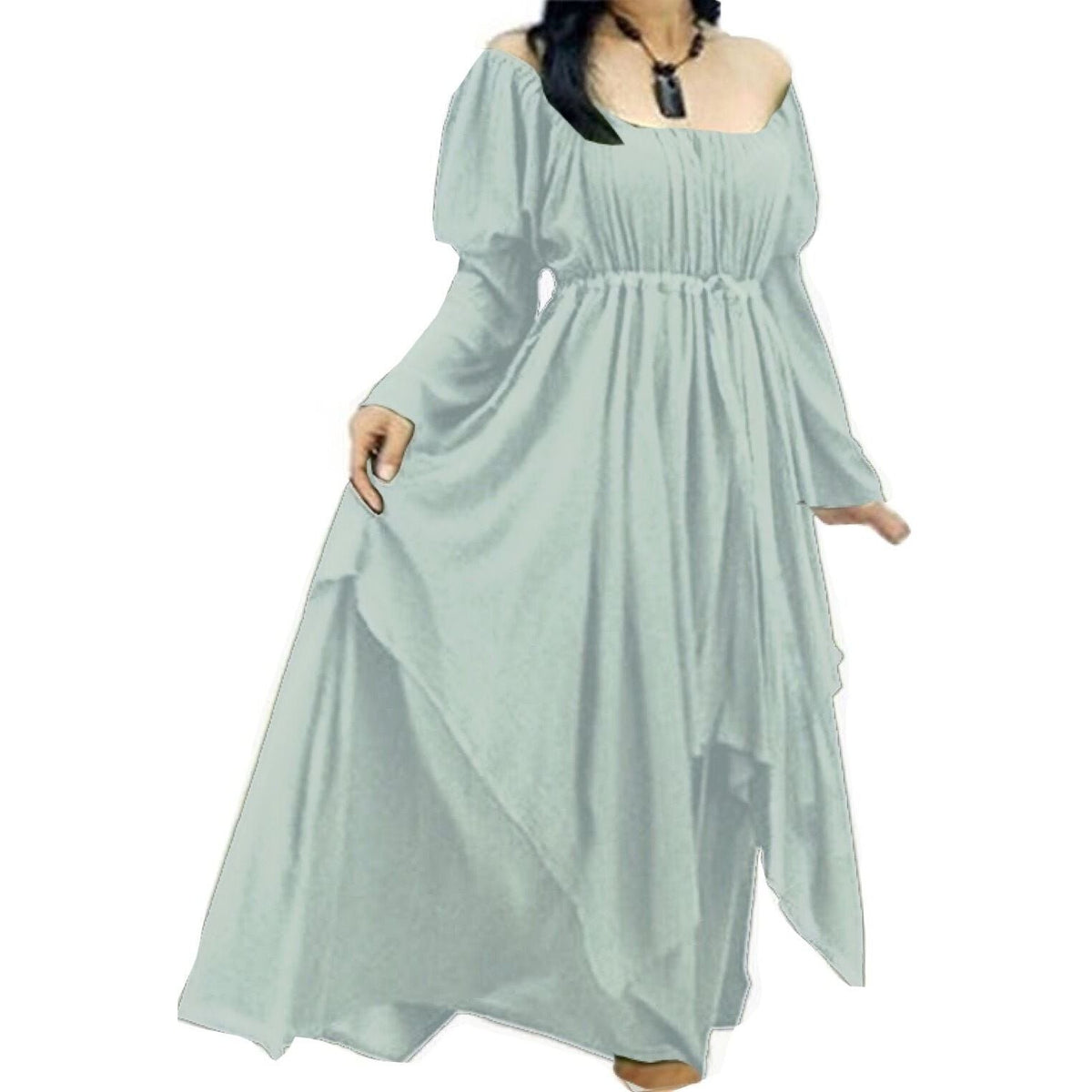 Maren Renaissance Layered Empire Waist Wedding Maxi Dress