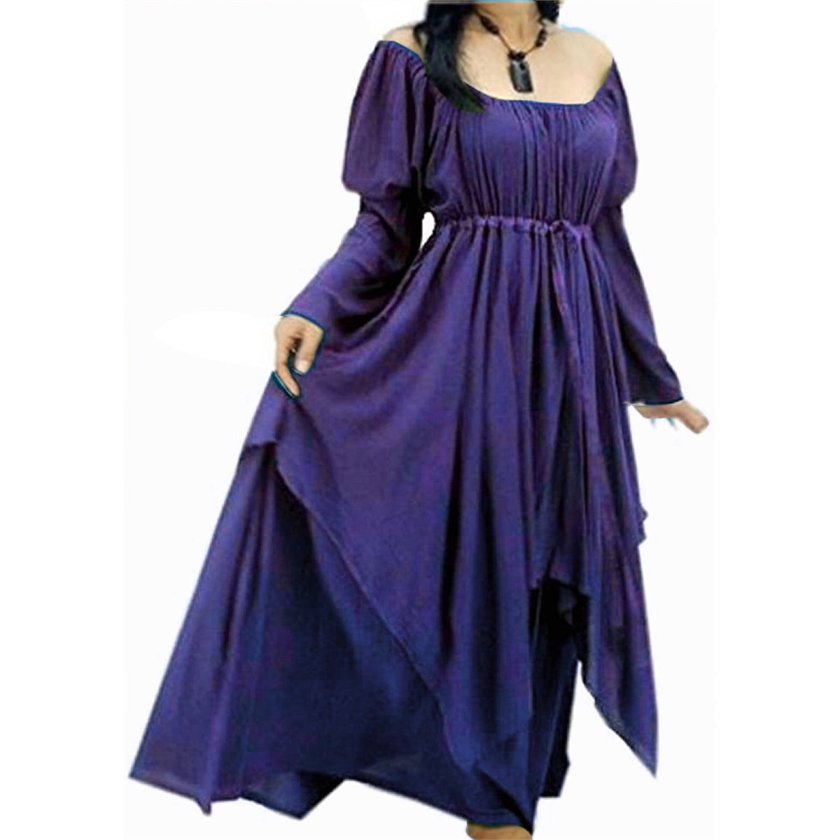 Maren Renaissance Layered Empire Waist Wedding Maxi Dress