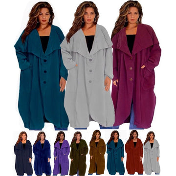 Paityn Lagenlook Fleece Coat Jacket