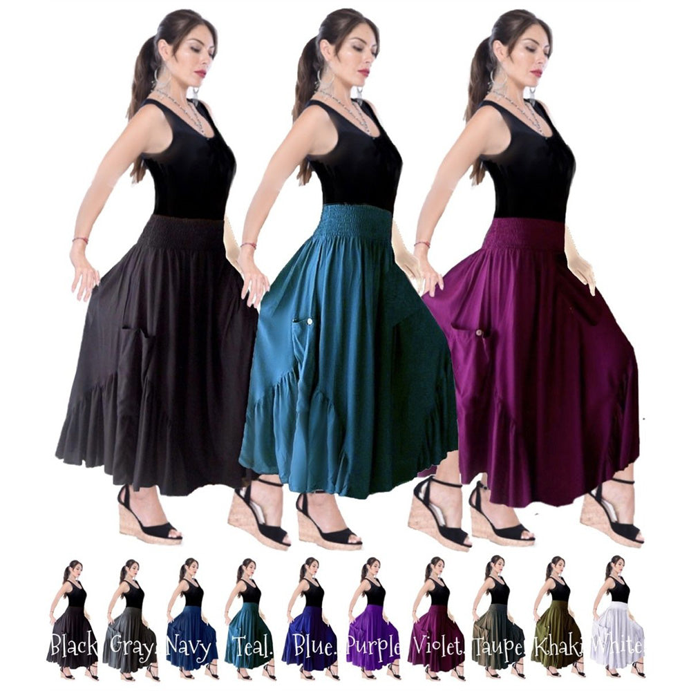 Mariah Ruffle Skirt Dress