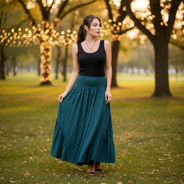 Mariah Ruffle Skirt Dress