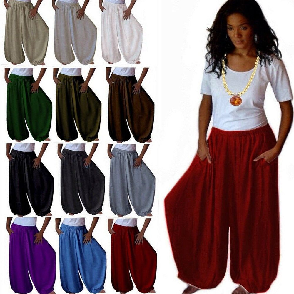 Laila Lovely Hippy Boho Wide Leg Harem Pants