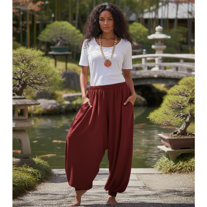 Laila Lovely Hippy Boho Wide Leg Harem Pants