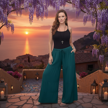 Alicia Stunning Ruffled Tiers Pants