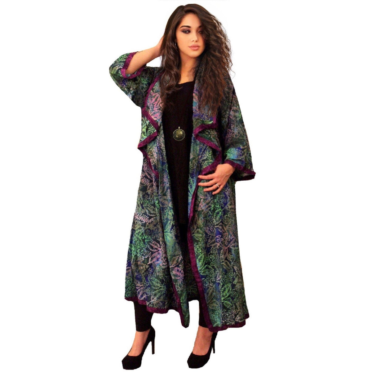 Analia Top Quality Rayon Batik Stunning Coat Jacket