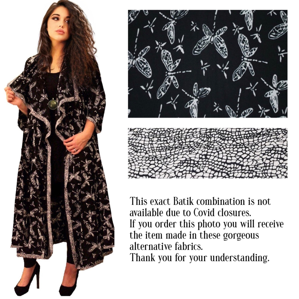 Analia Top Quality Rayon Batik Stunning Coat Jacket