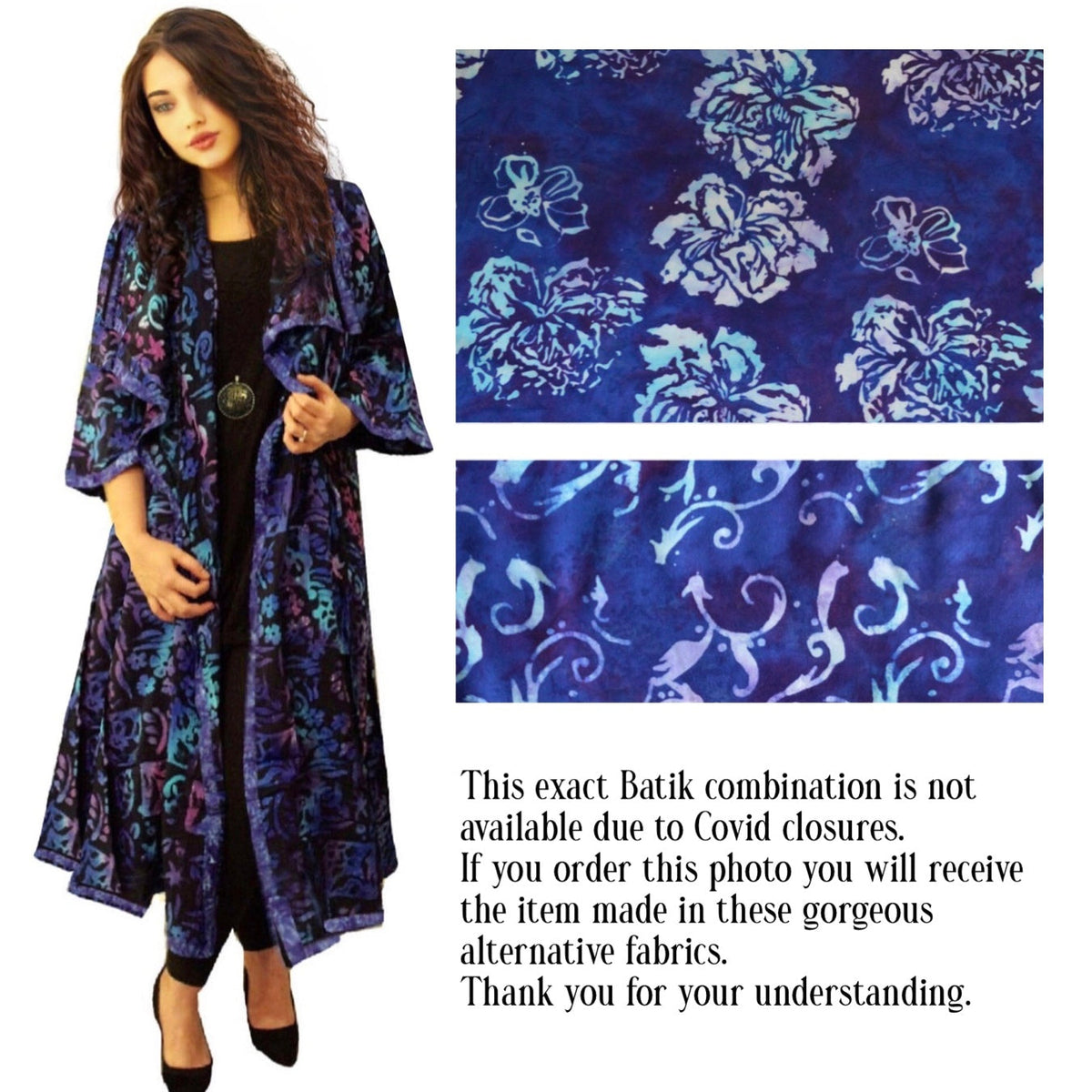 Analia Top Quality Rayon Batik Stunning Coat Jacket