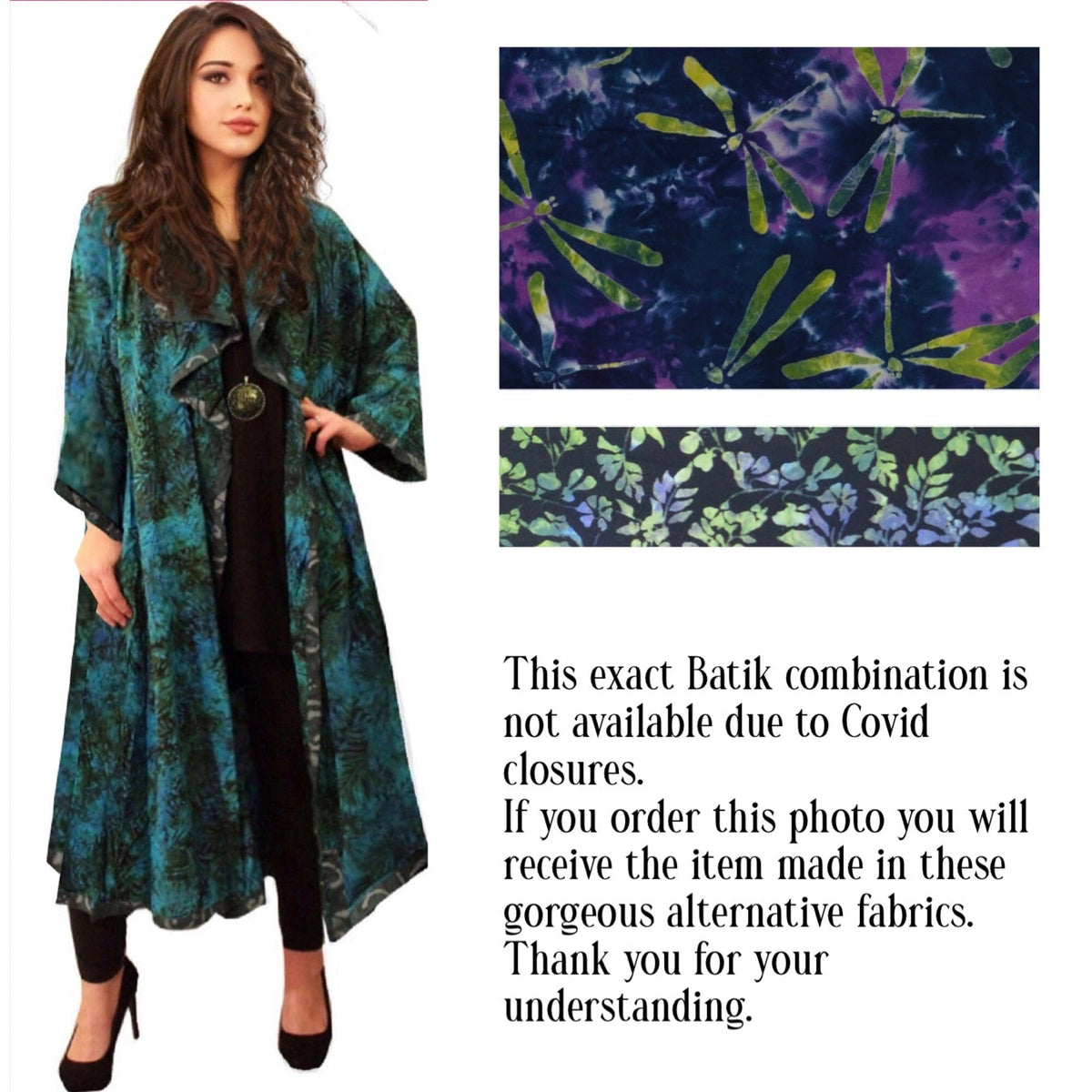 Analia Top Quality Rayon Batik Stunning Coat Jacket
