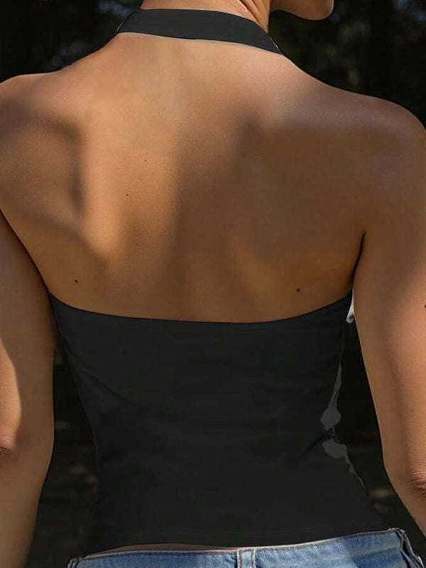 Backless Halter Tank