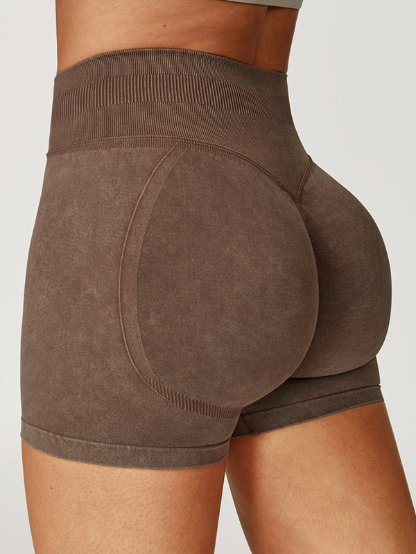 Denim Scrunch Bum High-rise Leggings