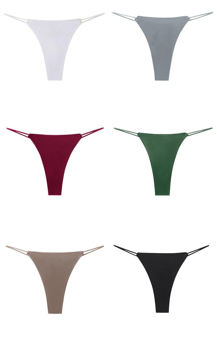Femal Sexy Silk T-back Panties