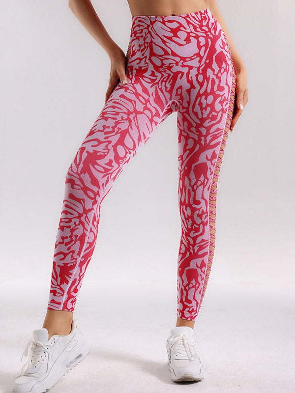 Camouflage Hollow Out Hot Booty Leggings