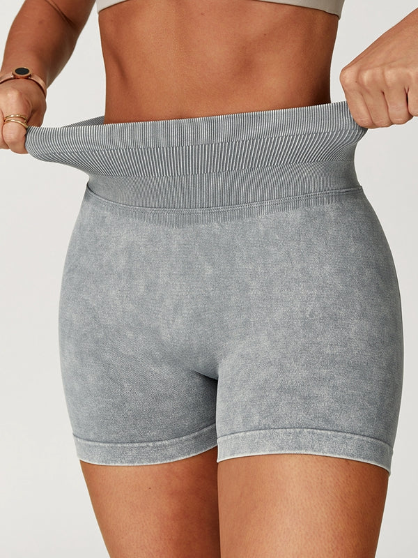 Denim Scrunch Bum High-rise Leggings
