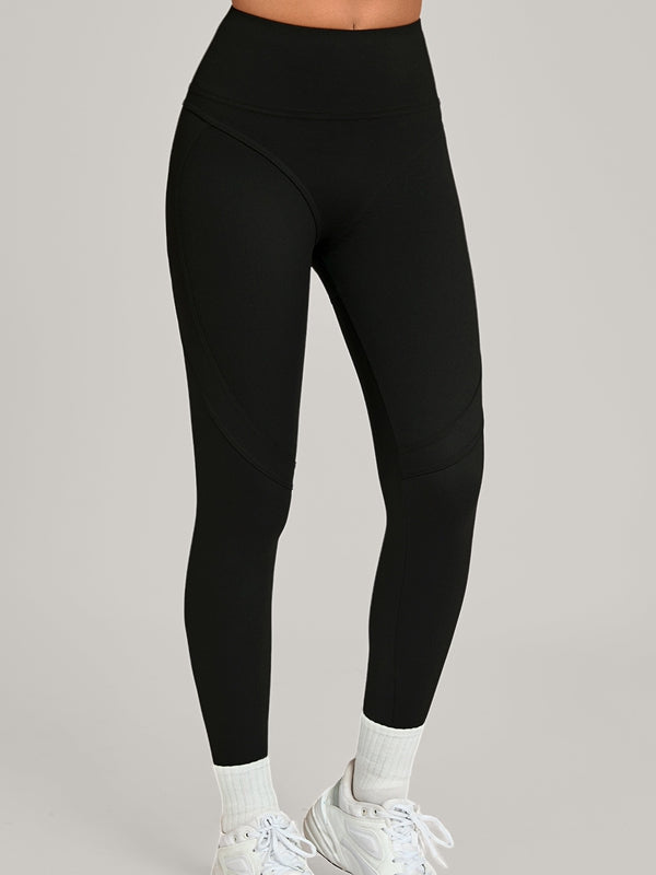 Contrast Color Push Up Yoga Leggings