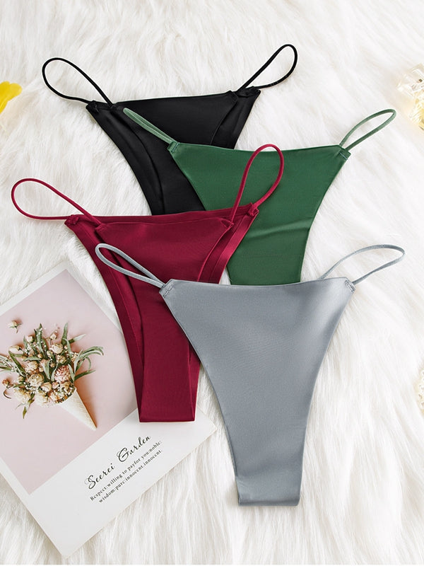 Femal Sexy Silk T-back Panties