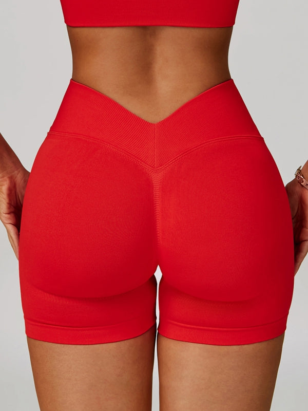 Deep V Back Seamless High-rise Tracksuit