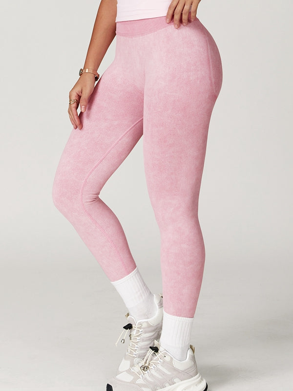Denim Scrunch Bum High-rise Leggings