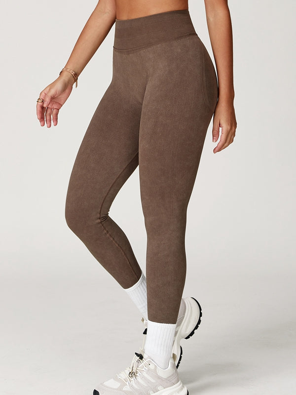 Denim Scrunch Bum High-rise Leggings