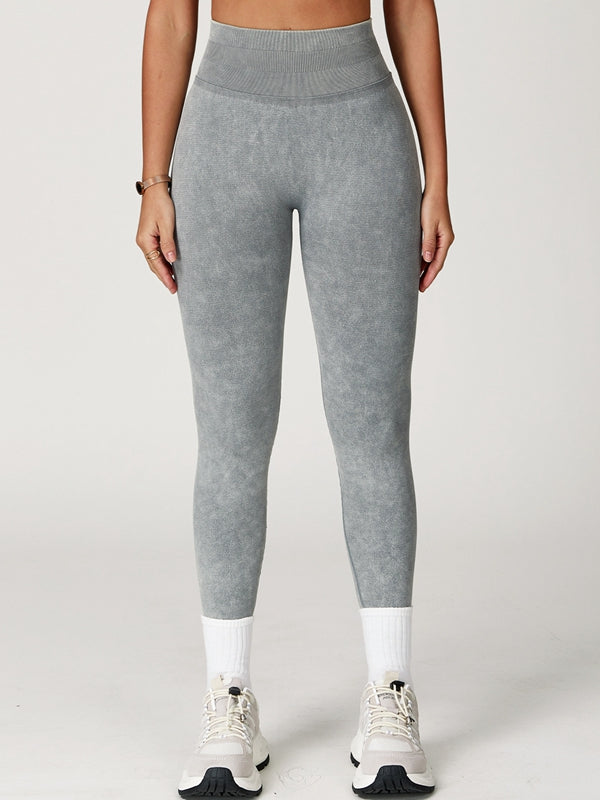 Denim Scrunch Bum High-rise Leggings