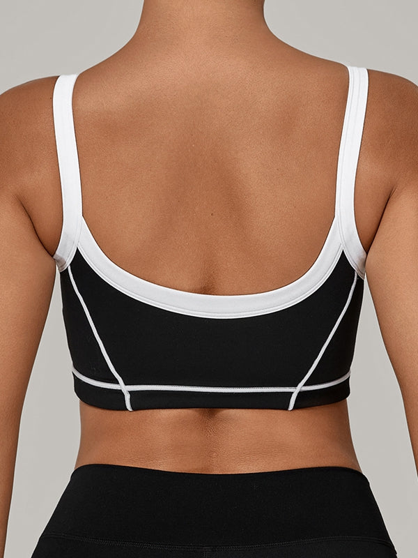 Contrast Color Stripe Tank