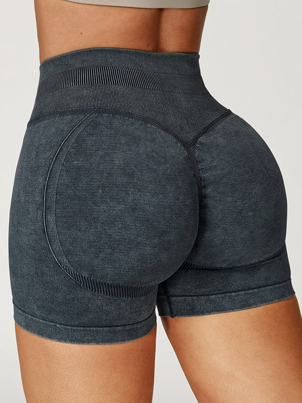 Denim Scrunch Bum High-rise Leggings