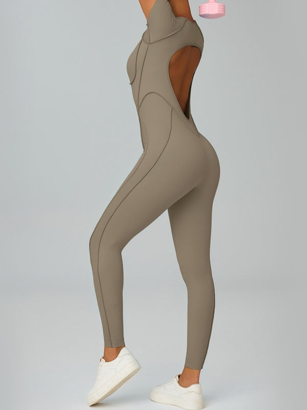 Heart Backless Jumpsuit