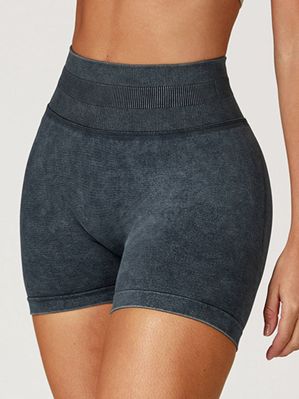 Denim Scrunch Bum High-rise Leggings